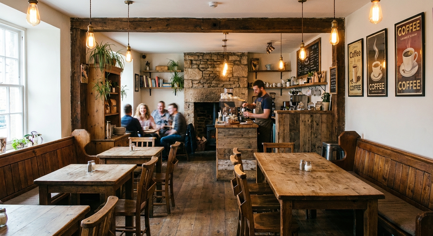 Interior of The Rusty Bean